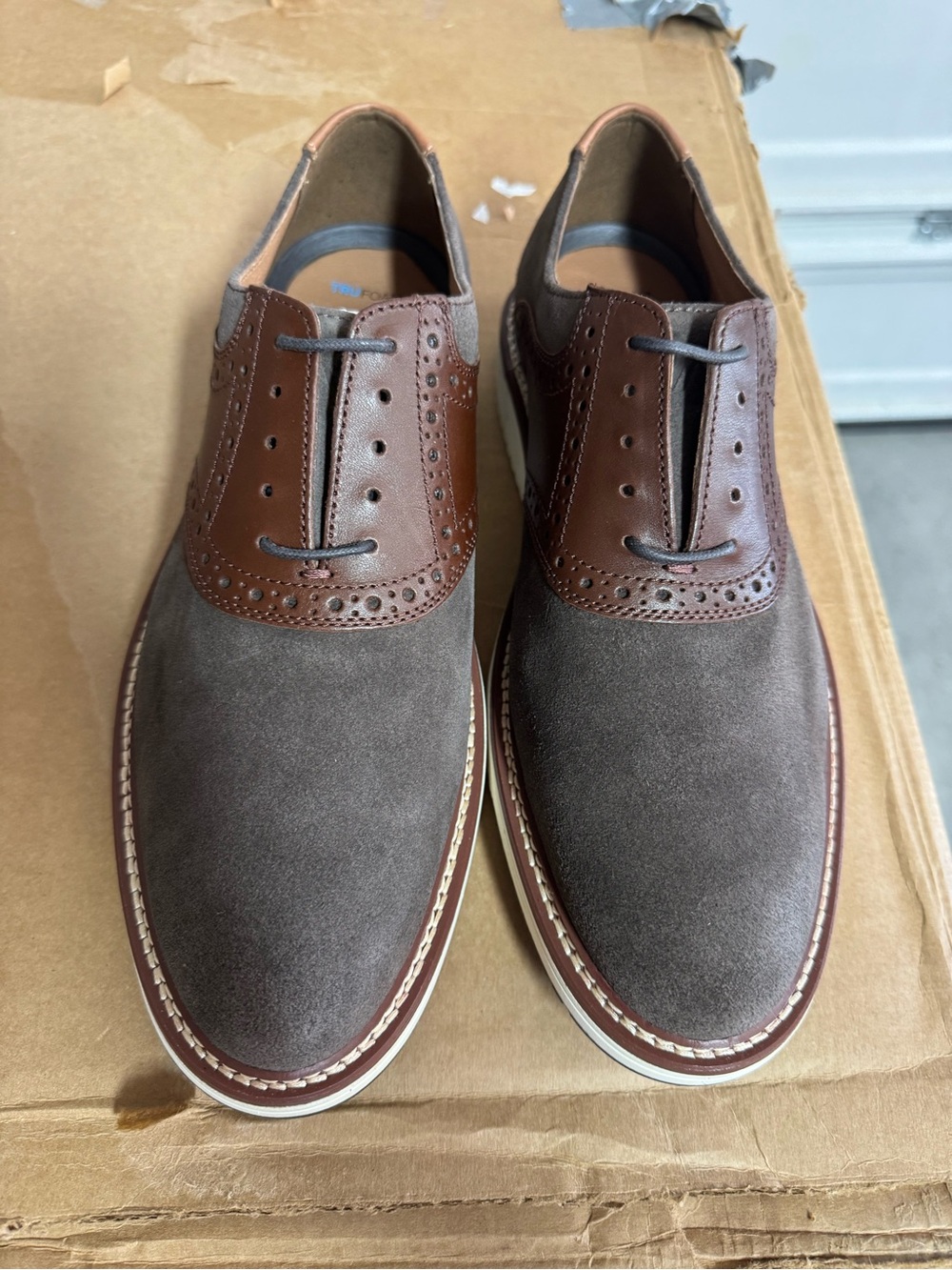 Johnston & Murphy Men's Hodges Saddle Lace-Up Oxford 10M New - Picture 3 of 9